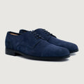 Attorney Derby Midnight أزرق Suede أحذية جلدية كلاسيكية رجالي