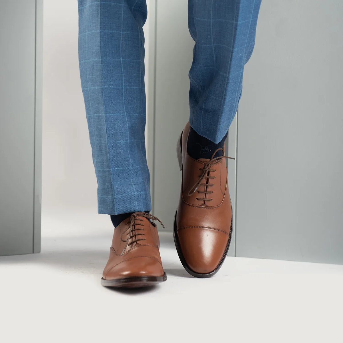 Orlaven Professor Oxford بيج تان أحذية جلدية كلاسيكية رجالي footwear image 9