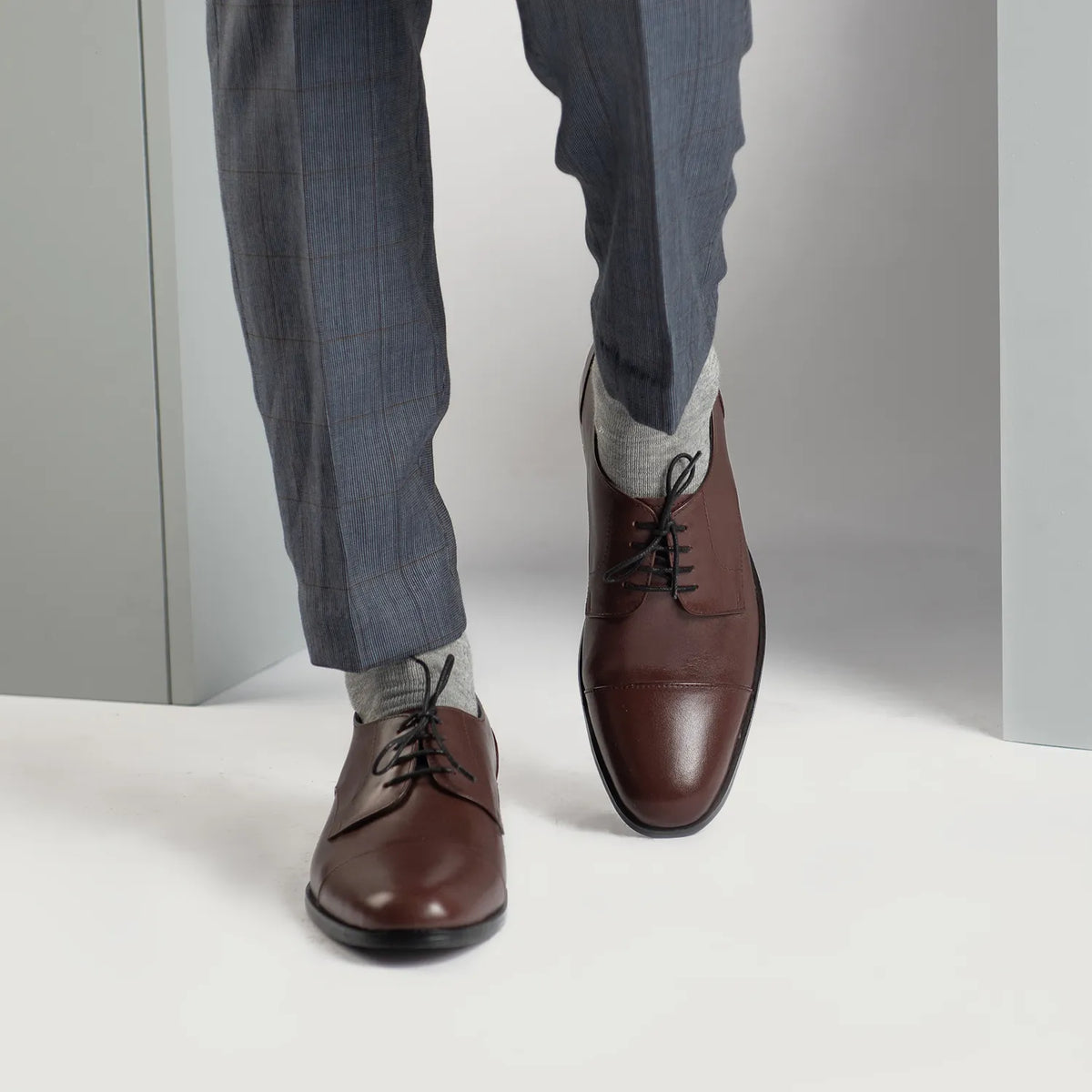 Styled On-Foot Perspective Demonstrating Ankle Fit & Silhouette on Model