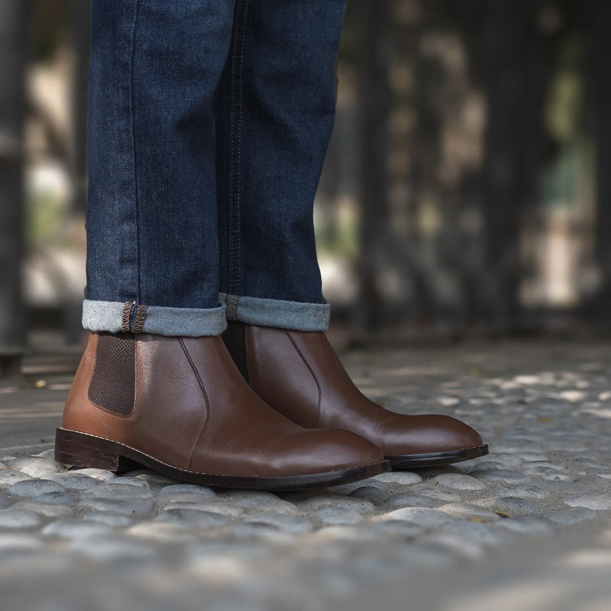 Orlaven Clarkson Chelsea بني أحذية بوت جلدية رجالي footwear image 9
