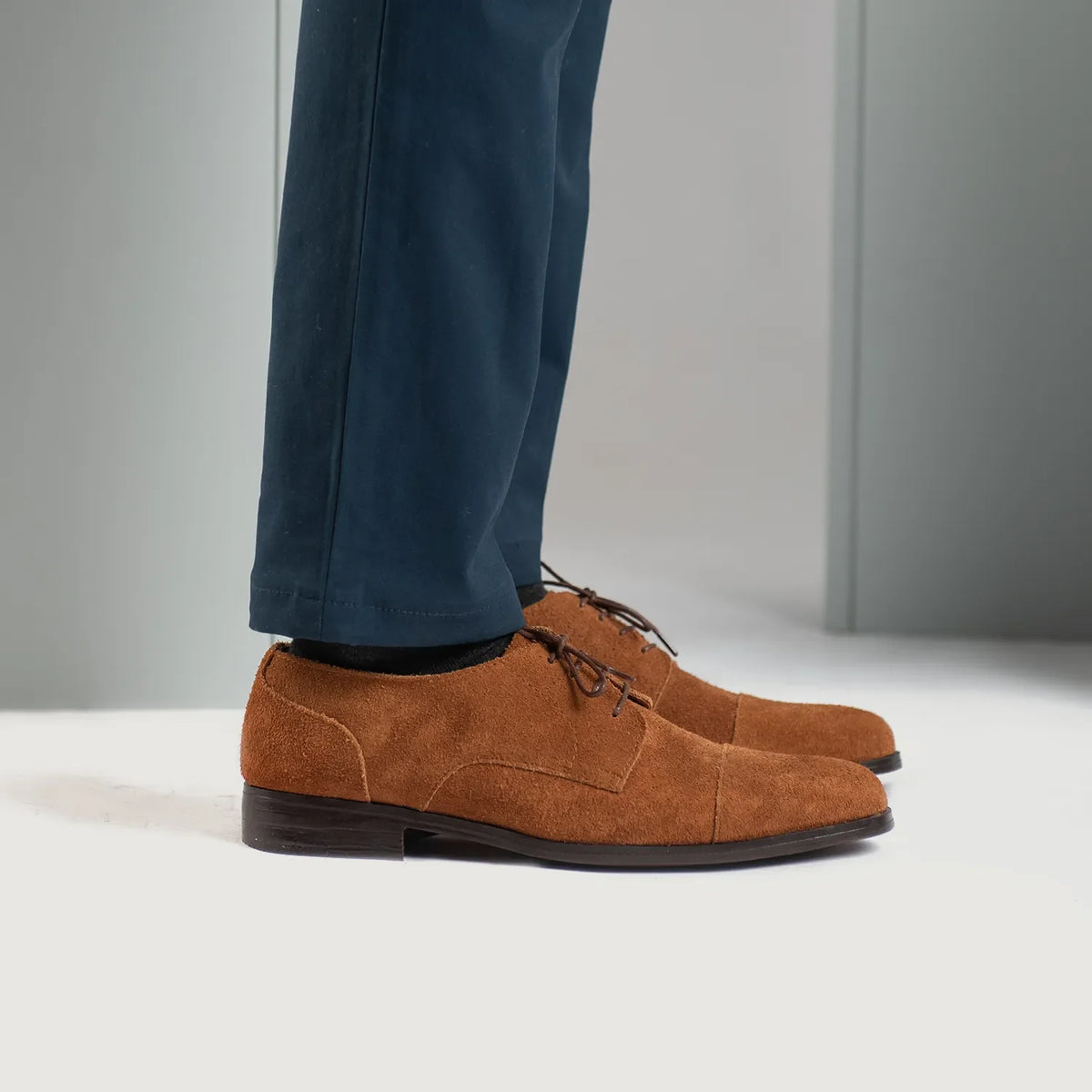 Orlaven Attorney Derby بني Suede أحذية جلدية كلاسيكية رجالي footwear image 9