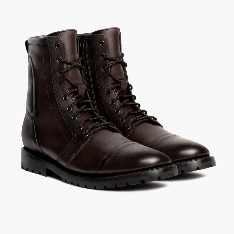 Casa Moto Old English Leather Boots رجالي