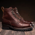 Challenger Whiskey أحذية بوت جلدية رجالي