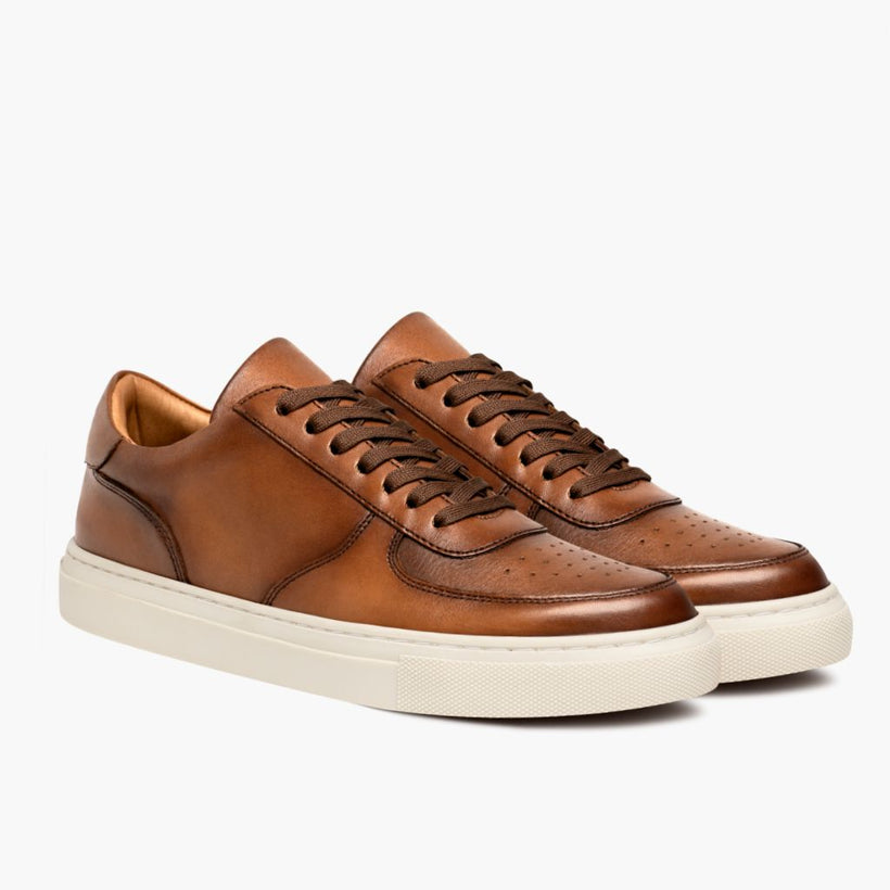 Court Toffee x Off-White سنيكرز جلدي كاجوال رجالي