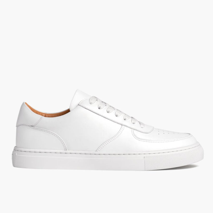 Court White Leather Sneakers نسائي