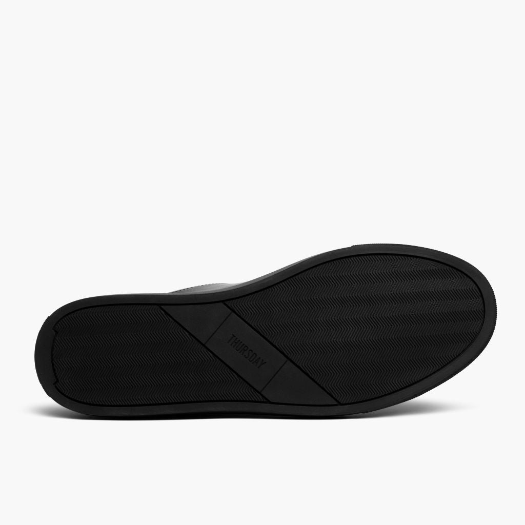 High-Traction Rubber Outsole & Lug Tread Pattern on Encore Jet أسود سنيكرز جلدي كاجوال رجالي