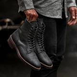 Styled On-Foot Perspective Demonstrating Ankle Fit & Silhouette on Model