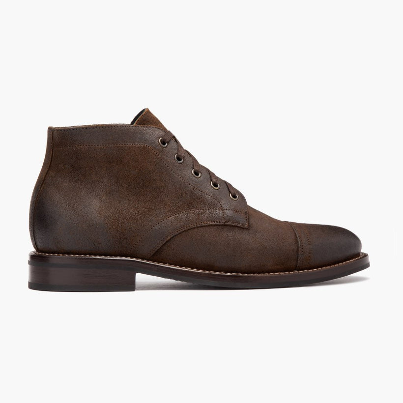 Cadet Mocha Leather Boots رجالي