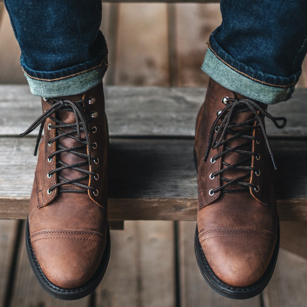 Styled On-Foot Perspective Demonstrating Ankle Fit & Silhouette on Model