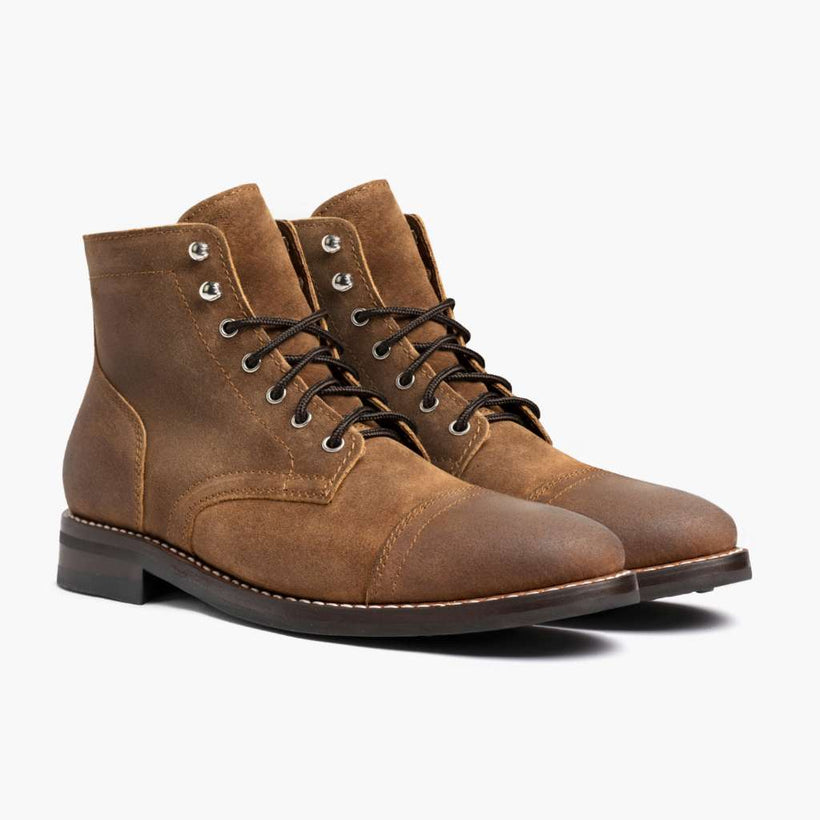 Captain Safari Leather Boots رجالي