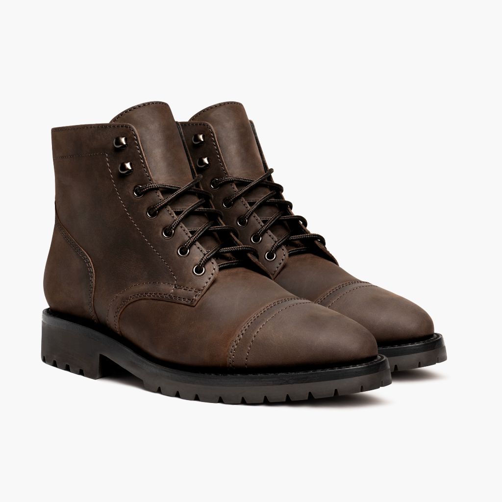Captain StormKing® Tobacco أحذية بوت جلدية رجالي in Classic Full-Grain Leather - عرض جانبي | شراء أونلاين عبر المتجر الرسمي