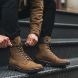 Authentic Full-Grain Leather Grain Depth & Pull-Up Patina Texture Detail
