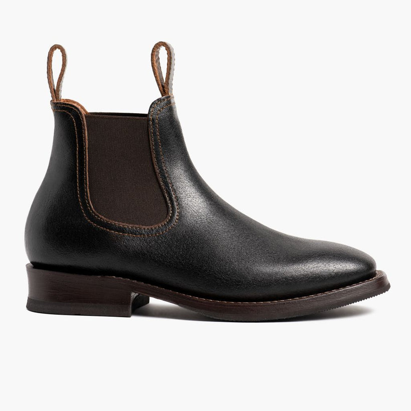 Journeyman Cacao Leather Boots رجالي