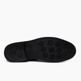 High-Traction Rubber Outsole & Lug Tread Pattern on President Mocha Leather Boots For Men