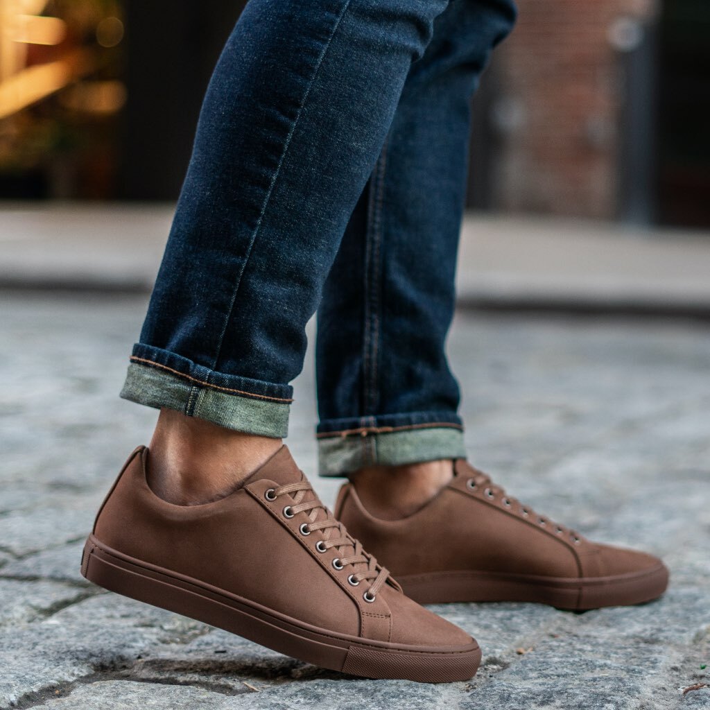 Styled On-Foot Perspective Demonstrating Ankle Fit & Silhouette on Model