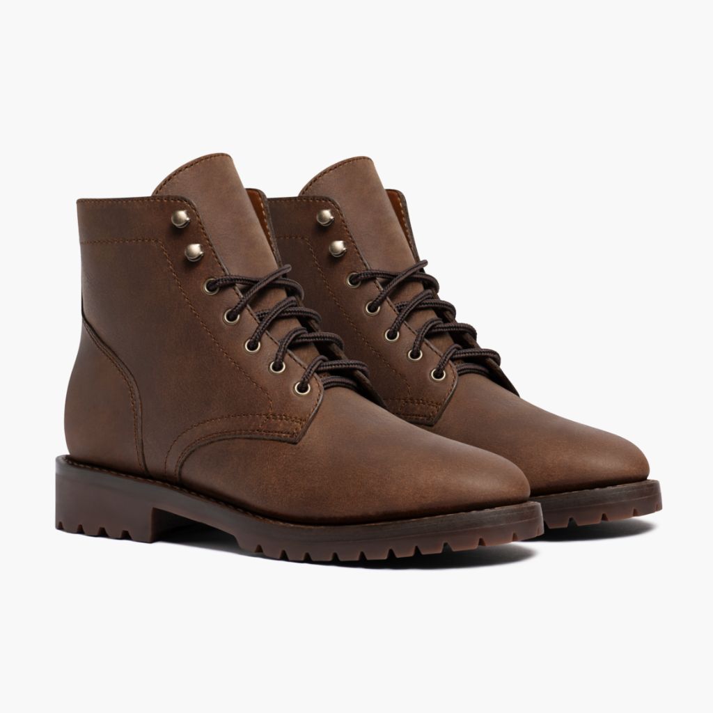 President StormKing® Desert بني أحذية بوت جلدية رجالي For Men in Brown Full-Grain Leather - عرض جانبي | شراء أونلاين عبر المتجر الرسمي