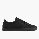 Black Full-Grain leather Sneakers - Goodyear Welt Construction & Front Toe Box Detail