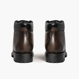 High-Traction Rubber Outsole & Lug Tread Pattern on Commander Jasper Leather Boots