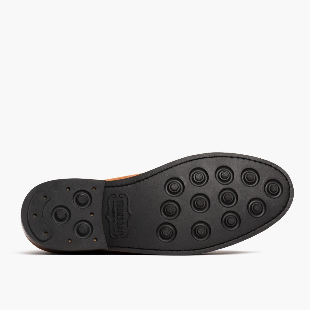 High-Traction Rubber Outsole & Lug Tread Pattern on Duke Honey Suede أحذية بوت جلدية رجالي