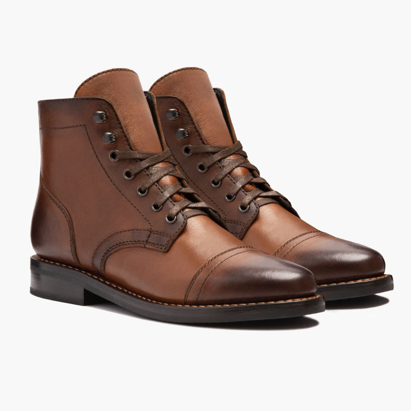 Captain Brandy Leather Boots نسائي