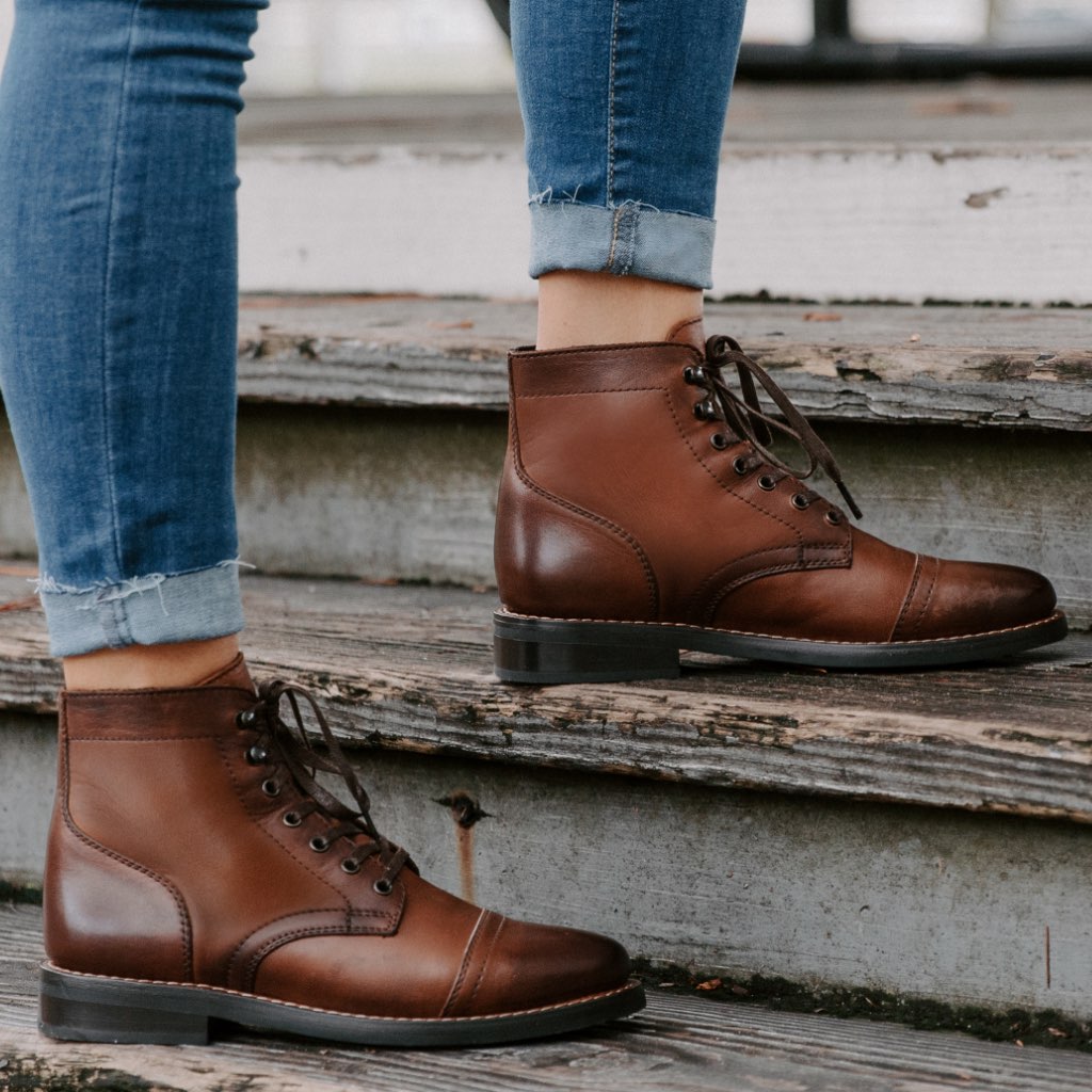 Styled On-Foot Perspective Demonstrating Ankle Fit & Silhouette on Model