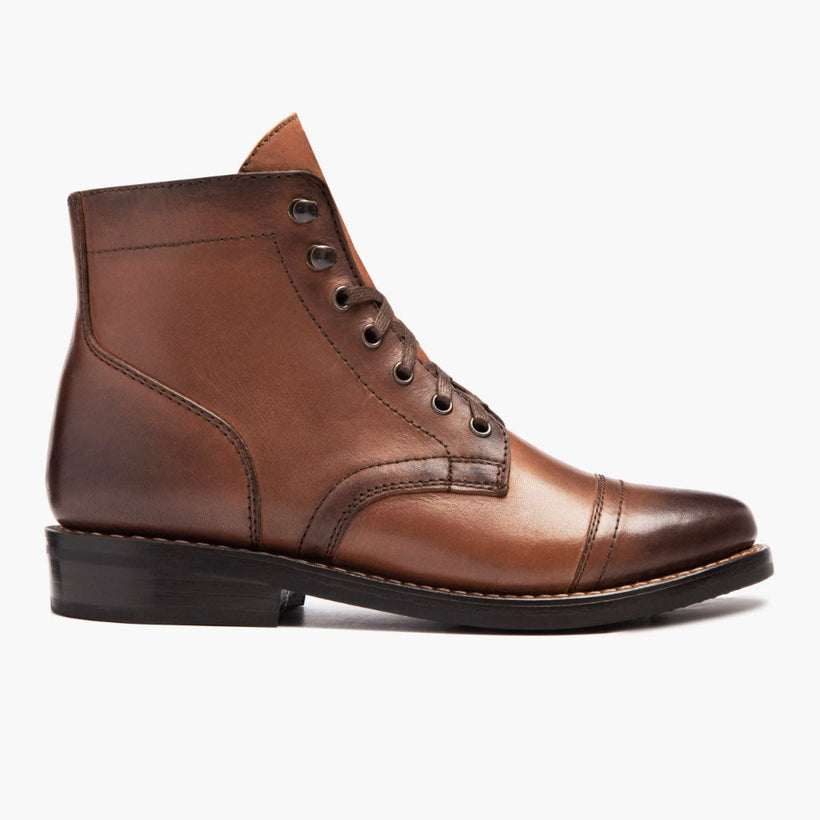 Captain Brandy Leather Boots نسائي