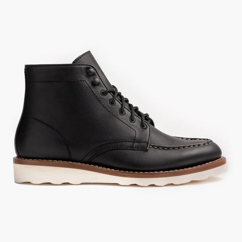 Diplomat أسود Leather Boots نسائي