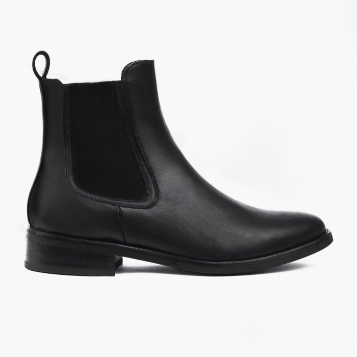 Duchess Black Leather Boots
