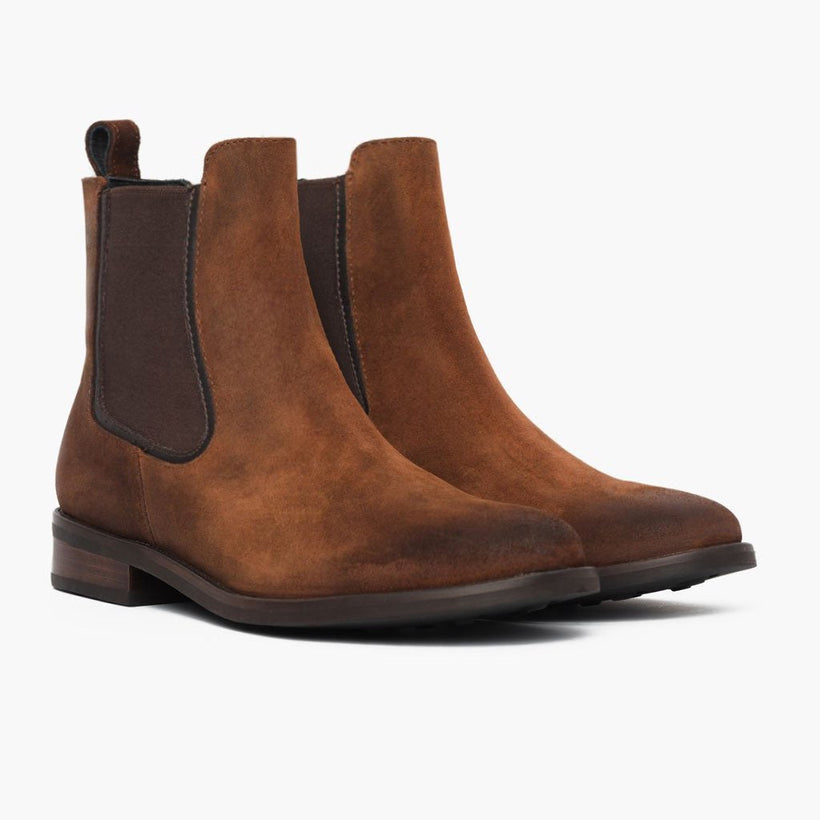 Duchess Glazed Ginger Leather Boots نسائي