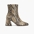 Heartbreaker Snake Print أحذية بوت جلدية نسائي