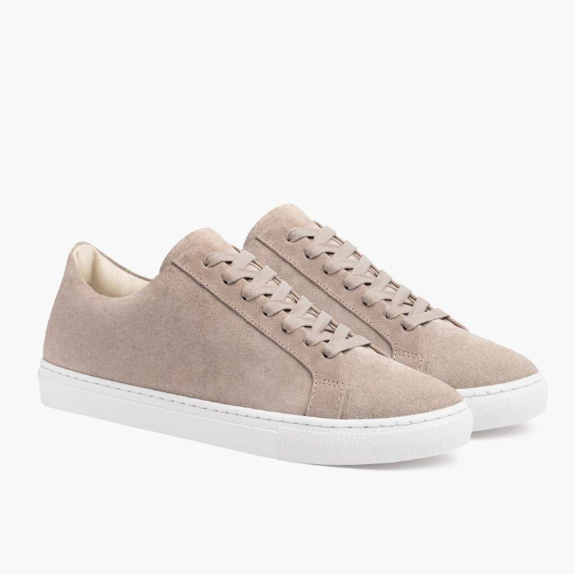 Premier Low Top Latte Leather Sneakers نسائي