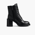 Rebel Black Leather Boots