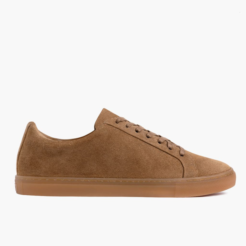 Premier Low Top Camel Leather Sneakers نسائي