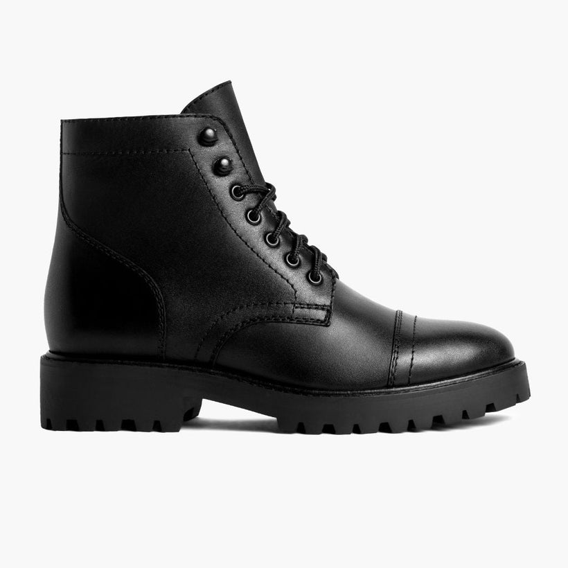 Captain أسود (StormKing® Edition) Leather Boots نسائي