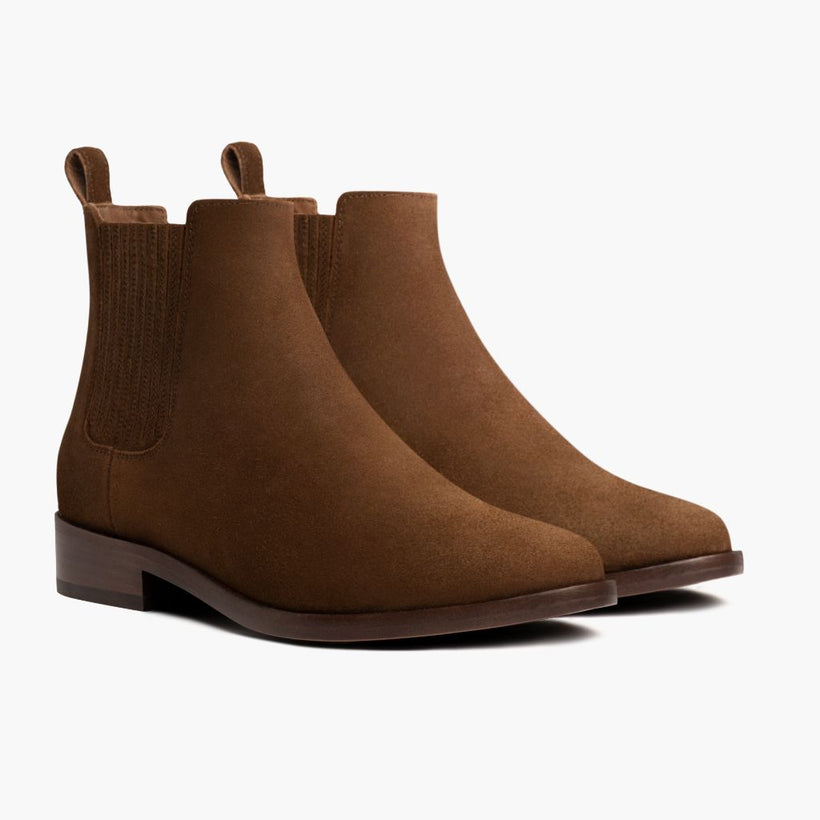 Dreamer Cinnamon Leather Boots نسائي