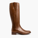 Crown Cuero Leather Boots in Classic Full-Grain Leather - Lateral Side Profile View | Buy Online