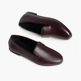 High-Traction Rubber Outsole & Lug Tread Pattern on Eden Burgundy Leather Boots