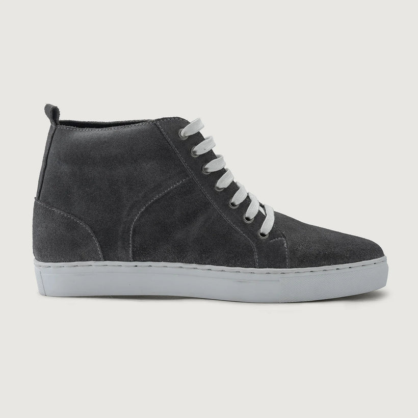 Marty High Top Grey Suede سنيكرز جلدي كاجوال رجالي