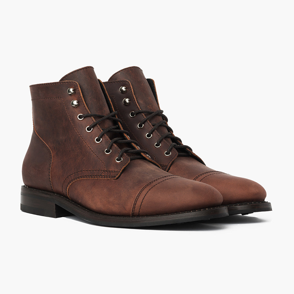 Captain Arizona Adobe أحذية بوت جلدية رجالي in Classic Full-Grain Leather - عرض جانبي | شراء أونلاين عبر المتجر الرسمي