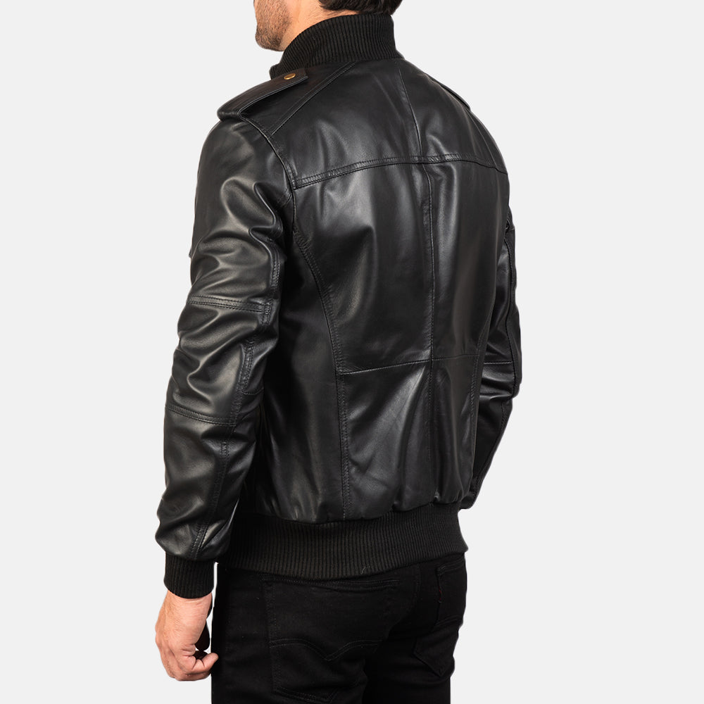 Authentic Sheepskin Leather Grain Texture & Heavy-Duty Seam Stitching Detail