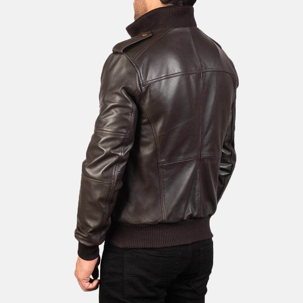 Authentic Sheepskin Leather Grain Texture & Heavy-Duty Seam Stitching Detail