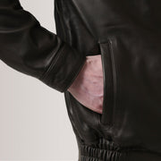 Alfred جاكيت بومبر جلد رجالي – alternate product view 6