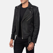 
Allaric Alley جاكيت بايكر جلد طبيعي رجالي – alternate product view 2