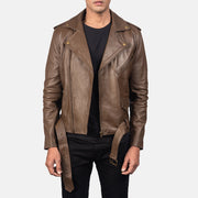 
Allaric Alley جاكيت بايكر جلد طبيعي رجالي – alternate product view 1