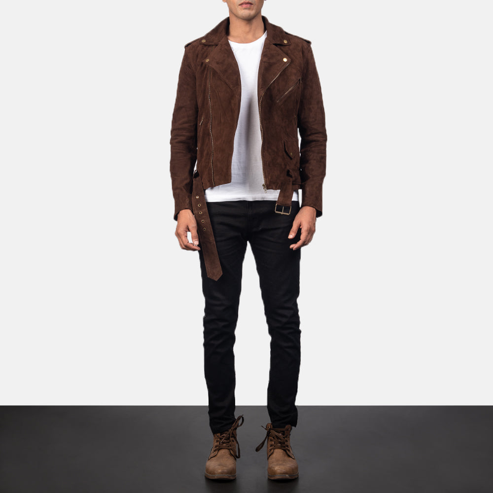 
Allaric Alley جاكيت بايكر جلد طبيعي رجالي – alternate product view 4