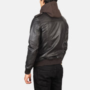 Bravado جاكيت بومبر جلد رجالي – alternate product view 5
