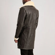 
Charles معطف جلد فاخر بني Shearling معطف جلد فاخر رجالي – alternate product view 5