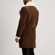 
Charles معطف جلد فاخر بني Shearling معطف جلد فاخر رجالي – alternate product view 5