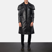 Authentic Cowhide Leather with Semi-aniline Finish Grain Texture &amp; Heavy-Duty Seam Stitching Detail