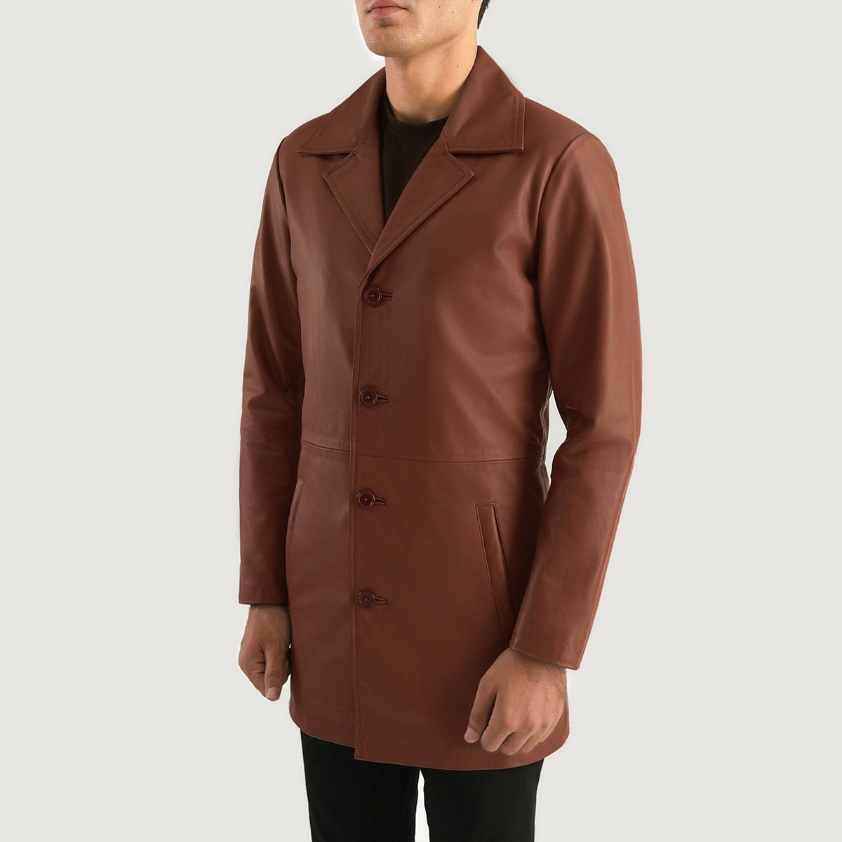 Classmith معطف جلد رجالي – alternate product view 2